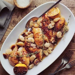 Roasted Chicken with 40 Cloves of Garlic Recipe | Sur La Table