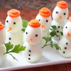 Egg Snowman