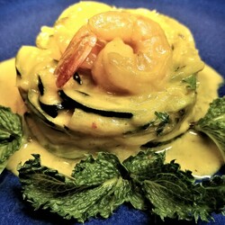 Креветки в апельсиновом маринаде. Рецепт Димы Кулинахера. Shrimp in Orange Marinade. Eng Subtitles.