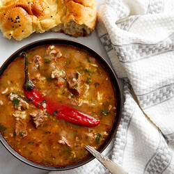 Kharcho Beef Soup - Craving Tasty