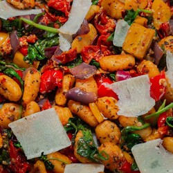 Sheet Pan Gnocchi | The Mediterranean Dish VEGETARIAN