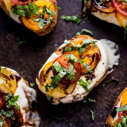 The Best Caprese Crostini