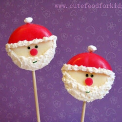 Cute Food For Kids?: Babybel Cheese Santa