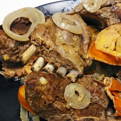 Баранина с хурмой