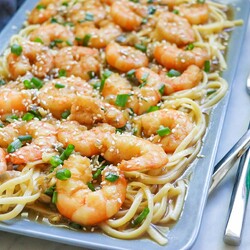 Instant Pot® Asian-Style Shrimp Scampi