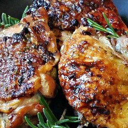 Honey Garlic Chicken with Rosemary