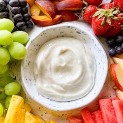 This 2-Ingredient Fruit Dip Is Magic