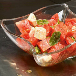 Арбуз с сыром фета. Рецепт