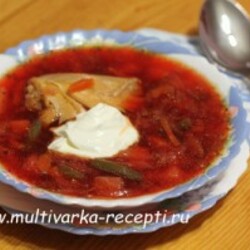 Борщ в мультиварке. Рецепт вкусного борща в мультиварке