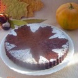 Шоколадно-тыквенный пирог