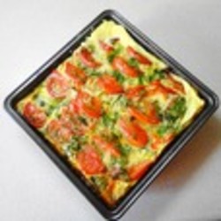 Кабачки в омлете