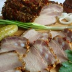 Грудинка солено-печеная
