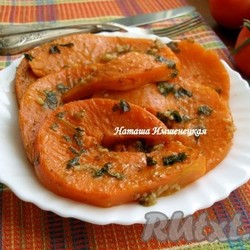 Рецепт запеченной тыквы (с чесноком и кориандром) - 7 пошаговых фото в рецепте