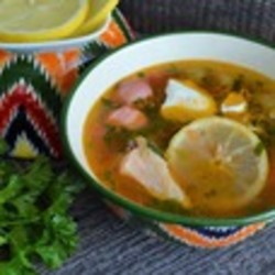 Солянка с курицей