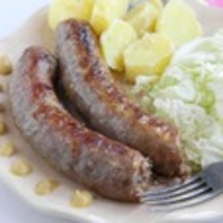 Домашние колбаски с сыром и грибами