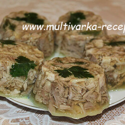 Холодец в мультиварке: пошаговый фото рецепт