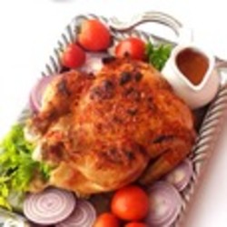 Курица варено-запеченная