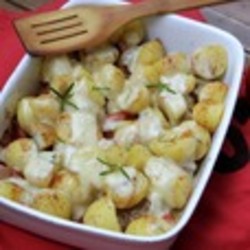 Гратен из филе свинины и овощей