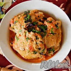 Курица, тушеная в сметане с овощами - 12 пошаговых фото в рецепте