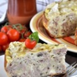 Быстрый мясной пирог в мультиварке