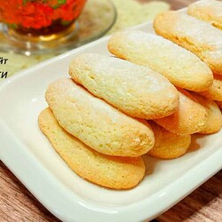 Печенье Савоярди простой рецепт – Печенье дамские пальчики