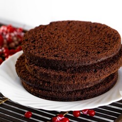 Шоколадный бисквит для торта "классический"