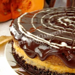 Тыквенно-шоколадный торт