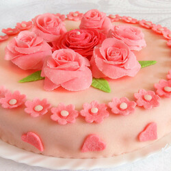 Торт "Розовая мечта" - пошаговый рецепт с фото на Готовим дома