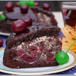Торт "Пьяная вишня"