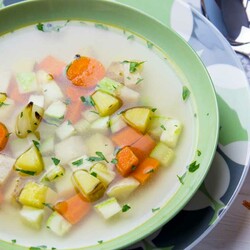 Суп з запечених овочів - рецепт від Євгена Клопотенка