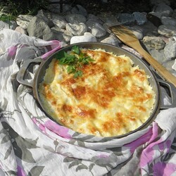 Запеканка из картофельных вареников