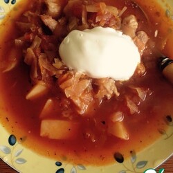 Борщ в скороварке