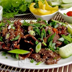 Говядина по-корейски — рецепт с фото