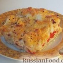 Рецепт: Запеканка из цветной капусты с помидорами на RussianFood.com