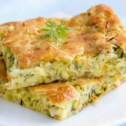 Заливной пирог с капустой на кефире в духовке, 8 вкусных рецептов