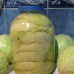Заготовка Капустных Листьев на Зиму /Рецепт/под капроновую крышку