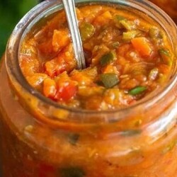 Кабачковая икра с помидорами на зиму