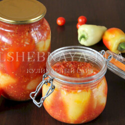 Перцы, фаршированные рисом и овощами на зиму | Волшебная Eда.ру