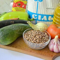 Овощное рагу с чечевицей на зиму. Рецепт с пошаговыми фото