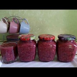 АДЖИКА  ИЗ КРЫЖОВНИКА ( очень вкусный соус )