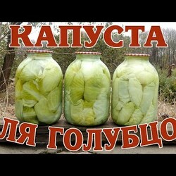 Капуста для голубцов маринованная. Заготовка на зиму