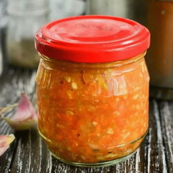 Аджика из кабачков без стерилизации - рецепт на зиму с пошаговыми фото