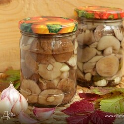 Маринованные маслята . Ингредиенты: вода, маслята, сахар