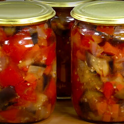 Баклажаны на зиму соте