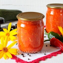 Классическая аджика из кабачков на зиму — рецепт с фото