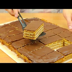 Венгерский ПИРОГ (Пирожные) ЖЕРБО, Очень Вкусный! English subtitles