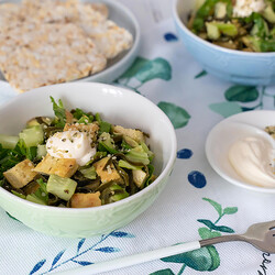 Морской салат с тофу - рецепт веганский