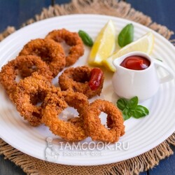 Луковые кольца в кляре — рецепт с фото