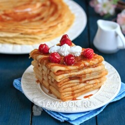 Вегетарианские блины на кокосовом молоке (без яиц)