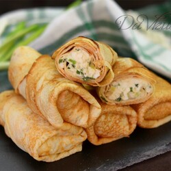 Блинчики фаршированные! 2 варианта начинки для блинов